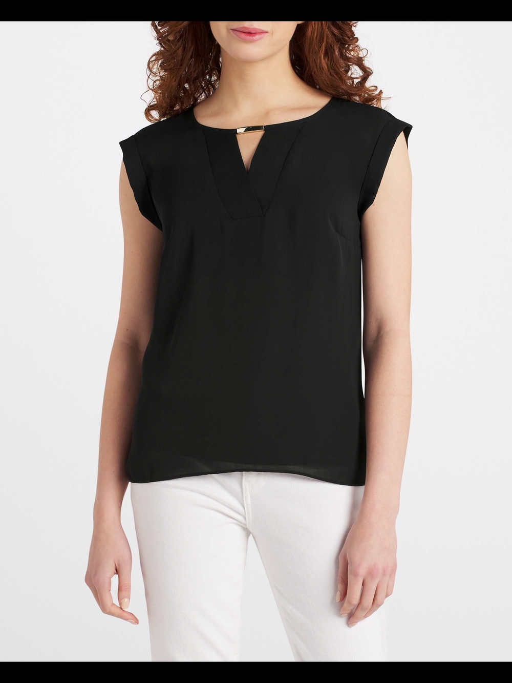 FORTUNE + IVY
Catenia Hardware Detail Blouse